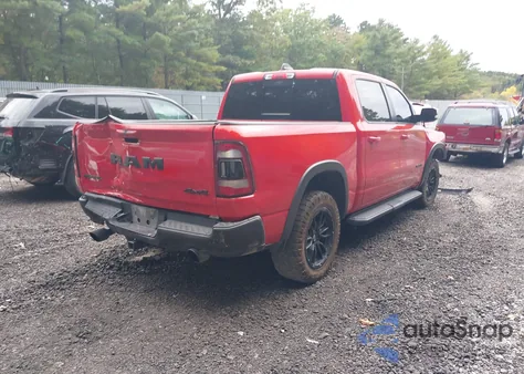 2021 Ram 1500 Rebel 4X4 5'7 Box z USA, uszkodzony, nr VIN 1C6SRFLT2MN591844